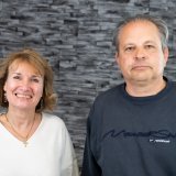 Arielle Porret et José Bonvin, les deux fondateurs de l'association "PairAddicto".